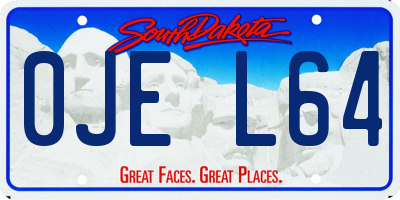 SD license plate 0JEL64