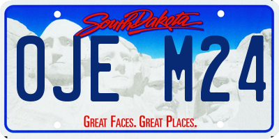 SD license plate 0JEM24