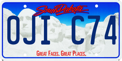 SD license plate 0JIC74
