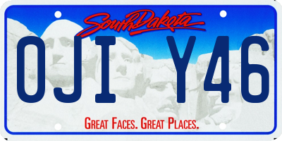 SD license plate 0JIY46