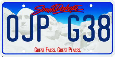 SD license plate 0JPG38