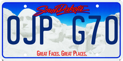 SD license plate 0JPG70