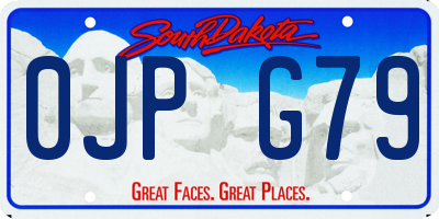 SD license plate 0JPG79