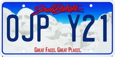 SD license plate 0JPY21