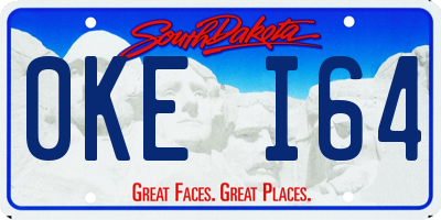 SD license plate 0KEI64