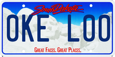 SD license plate 0KEL00