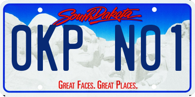 SD license plate 0KPN01