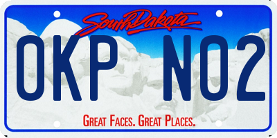 SD license plate 0KPN02
