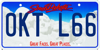 SD license plate 0KTL66