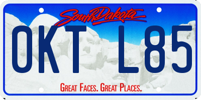SD license plate 0KTL85