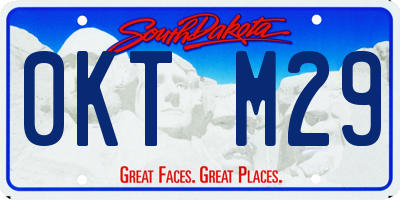 SD license plate 0KTM29