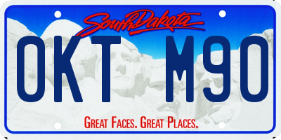 SD license plate 0KTM90