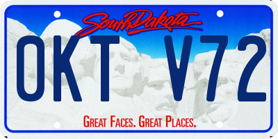 SD license plate 0KTV72