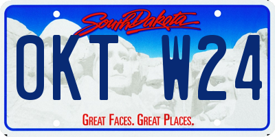 SD license plate 0KTW24