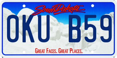 SD license plate 0KUB59