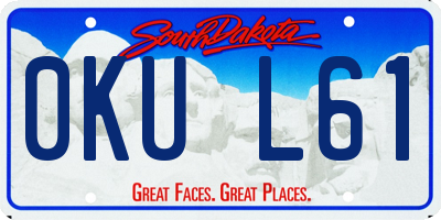 SD license plate 0KUL61