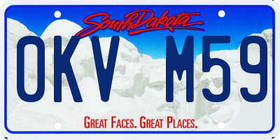 SD license plate 0KVM59