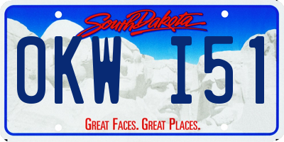 SD license plate 0KWI51