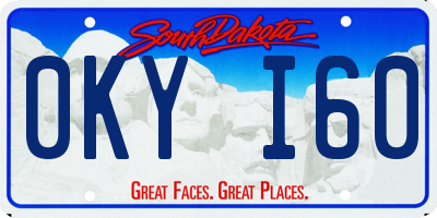 SD license plate 0KYI60