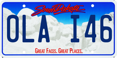 SD license plate 0LAI46