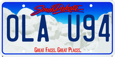 SD license plate 0LAU94
