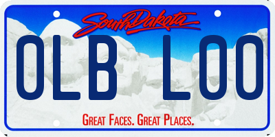 SD license plate 0LBL00