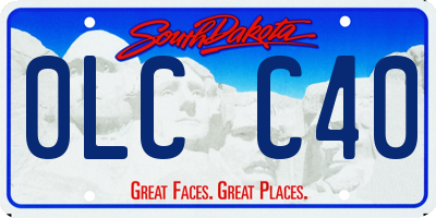 SD license plate 0LCC40