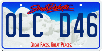 SD license plate 0LCD46