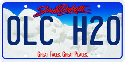 SD license plate 0LCH20