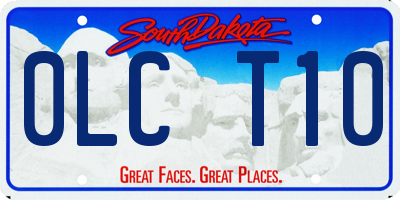 SD license plate 0LCT10