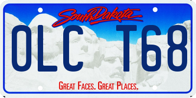 SD license plate 0LCT68