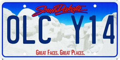 SD license plate 0LCY14