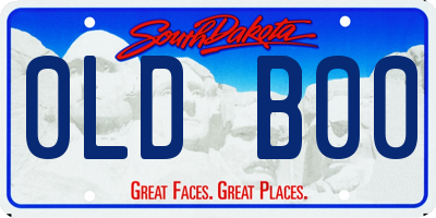 SD license plate 0LDB00