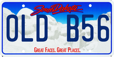 SD license plate 0LDB56