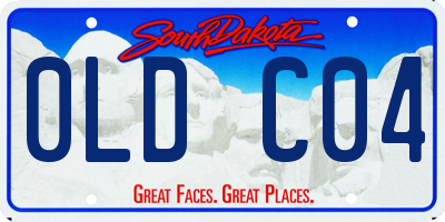 SD license plate 0LDC04
