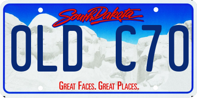 SD license plate 0LDC70