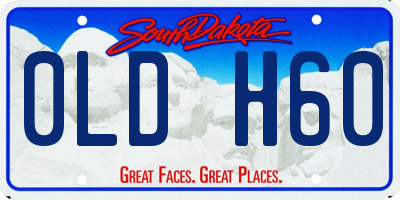 SD license plate 0LDH60
