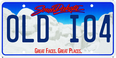 SD license plate 0LDI04