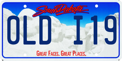 SD license plate 0LDI19