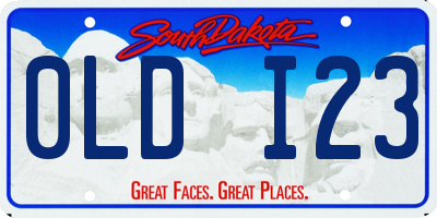 SD license plate 0LDI23