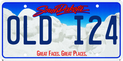 SD license plate 0LDI24