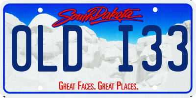 SD license plate 0LDI33