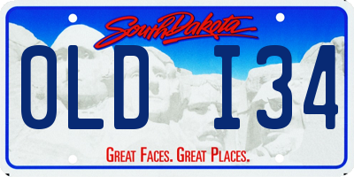 SD license plate 0LDI34