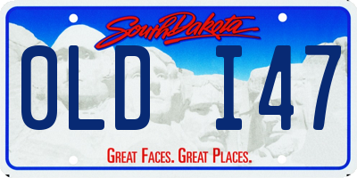 SD license plate 0LDI47