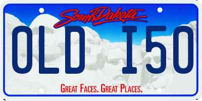 SD license plate 0LDI50