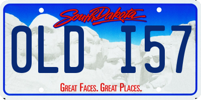 SD license plate 0LDI57