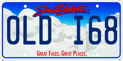 SD license plate 0LDI68