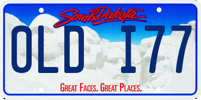 SD license plate 0LDI77