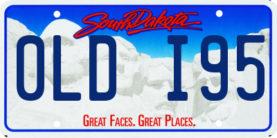 SD license plate 0LDI95