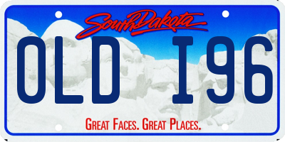 SD license plate 0LDI96